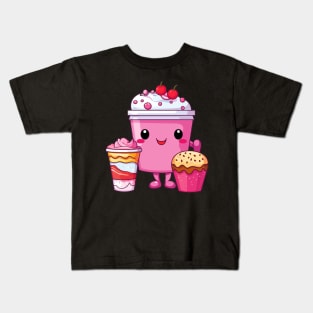 kawaii Ice cream  T-Shirt cute Candy food gilrl Kids T-Shirt